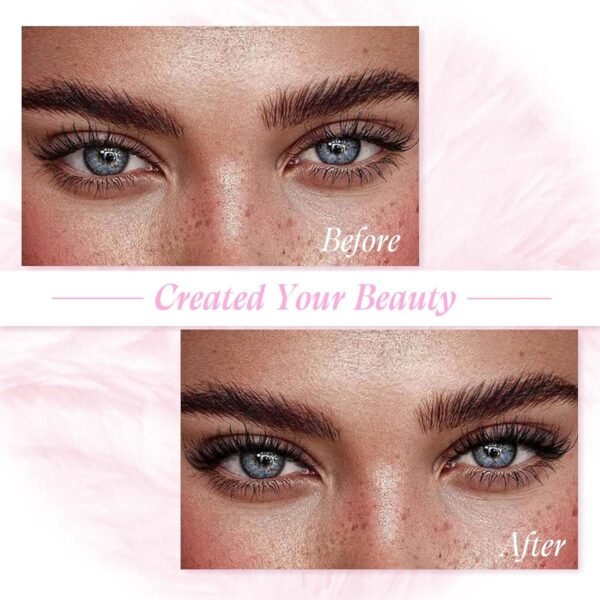 71BQq6TRcfL._SL1500_.jpg Fadlash DIY Lash Clusters Individual Eyeslash Extensions Volume Lash Clusters Thick Band Wispy Natural Eyelash Extension Large Tray (40D-0.07-D, 8-16mm)