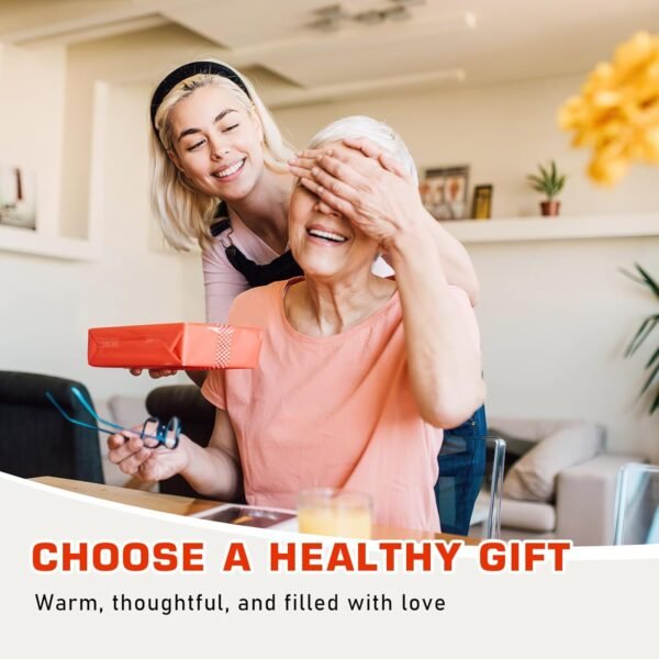 Red Light Therapy Belt for Neck, Near Infrared Light Therapy Belt Wearable Infrared Neck Wrap with Timer Infrared Belt for Chin Firming and Pain Relief Body Neck Hand Wrist Legs Gift for Women Men