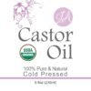 71BaieqgWkL._AC_SL1500_.jpg Healing Solutions Oils - 8 oz Castor Oil Organic Pure Natural, Cold Pressed, Hexane & Chemical Free Natural Solution, Lash Serum, Stimulates Growth For Hair, Eyelash, Eyebrows, Scalp & Beard - 236ml