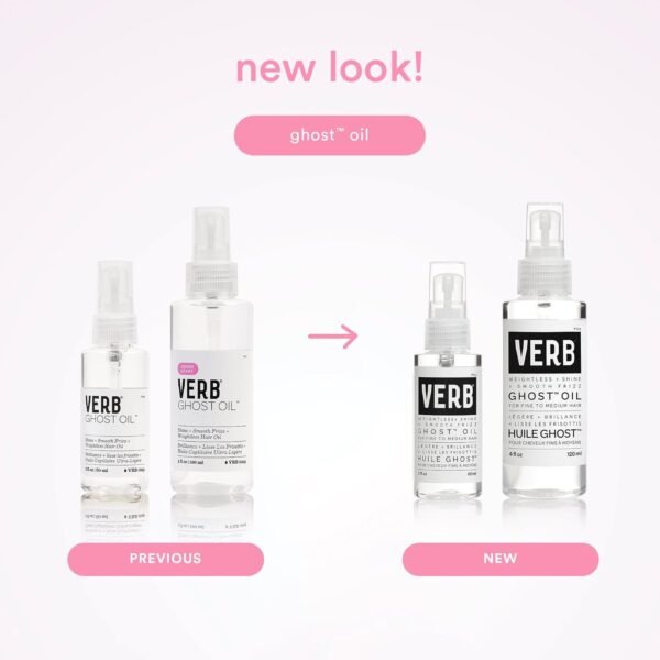 VERB Ghost Oil - Weightless Hair Oil for Fine to Medium Hair - Smooths Frizz, Adds Shine - No Parabens, Gluten or Harmful Sulfates