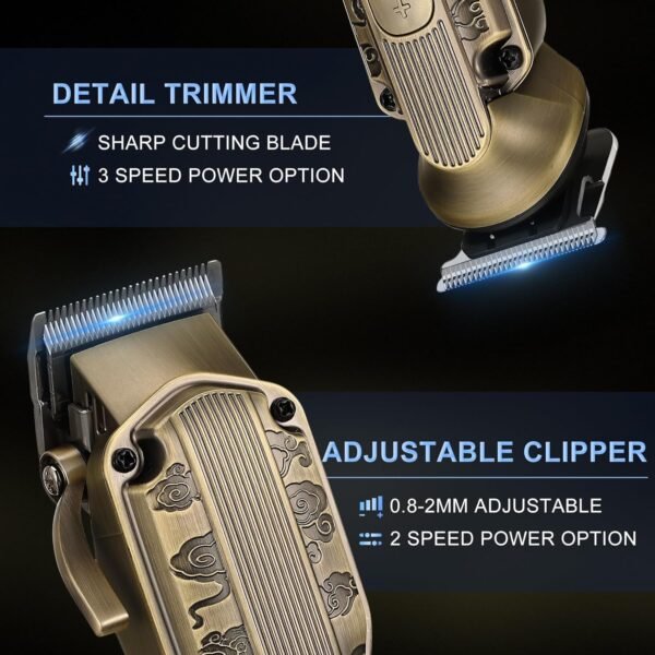 Beard Trimmer Kit Hair Clipper Set Professional Electric Foil Shaver Razor for Men Haircutting Machine for Barber Clippers and Trimmers Grooming Kit Nose Body Hair Trimmer