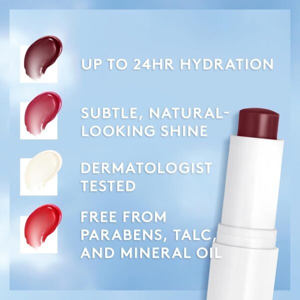 71CEI8AQU2L._SL1500_.jpg CoverGirl Clean Fresh Tinted Lip Balm, Vegan Formula, Hydrating, Natural Finish, Clear as Crystal, 1 Count