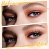 QUEWEL Lash Bond and Seal, 2 in 1 Lash Cluster Glue 10ML Eyelash Glue Waterproof Lash Bond and Seal Strong Hold for DIY Lash Extensions at Home