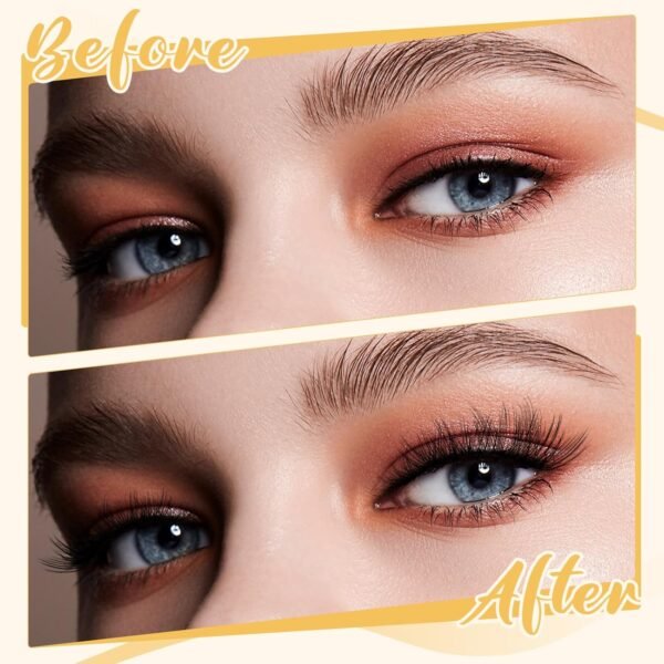 QUEWEL Lash Bond and Seal, 2 in 1 Lash Cluster Glue 10ML Eyelash Glue Waterproof Lash Bond and Seal Strong Hold for DIY Lash Extensions at Home