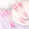 71CvVr-pWL._SL1500_.jpg Tbestmax 100 Disposable Eyelash Brush Mascara Wands Spoolies for Eye Lashes Extension Eyebrow and Makeup Pink