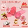 71Cxa1Fq46L._SL1500_.jpg Lip Mask Set, Lip Scrub & Lip Butter, Overnight Lip Treatment Set Enriched With Skin Softening Ceramide & Watermelon and Hydrating Shea Butter, For A Softer & Smoother Pout