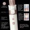 71D81xMViAL._SL1500_.jpg DigitalAIRE Multi Hair Styler, Air Styling System for Curls, Waves, Blowouts & Volume, 4 Attachments to Personalize Your Look Plus Storage Bag, White