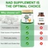 NAD Supplements,Liposomal NAD+ with Resveratrol,1400mg Per Serving,120 Capsules,Supplements for Anti-Aging,Skin Repair,Fatigue Relief,Immunity Enhancement and Antioxidant