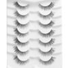 71DS5zJLz1L._SL1500_.jpg Onlyall Natural Lashes Wispy Lashes Natural Look False Eyelashes Natural Flared Eyelashes False Eye Lashes Soft Fluffy Lashes 7 Pairs DK53