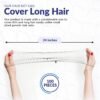 100Pcs Black Hair Net 24" Invisible Hair Nets for Women and Men - Perfect for Hair Bun, Sleeping, & Kitchen Food Service