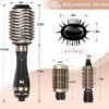 Hair Dryer Brush Blow Dryer Brush in One for Drying and Straightening, Volumizer Multi-Styler for All Hair Types, Frizz-Free Blowout Brush for Salon Quality