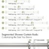 71Dlu1dtdWL._AC_SL1500_.jpg AmazerBath Spring Tension Shower Curtain Rod, 31-75 Inches Heavy Duty Tension Rod Rust Proof Bathroom Curtain Rod, Adjustable No Drill Easy Segmented Installation, Nickel