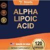(2 Packs) Alpha Lipoic Acid - 1000mg ALA Supplement Capsules for Neuropathy Support Supplement Nerve Health, Liver Detox, Antioxidant, Metabolism and Cell Energy, Anti-Aging - Non-GMO, Gluten Free