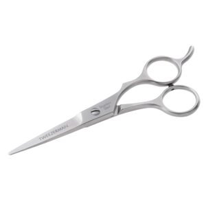 71E3kxUDIIL._SL1500_.jpg Tweezerman Stainless 2000 Styling Shears, 5.5 - Hair Scissors for Women and Men