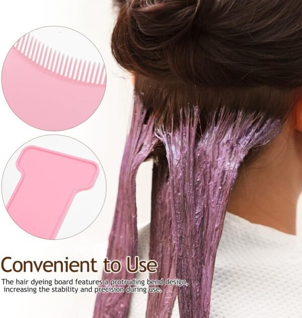 3 Pcs Balayage Boards Highlighting Comb Set Highlighting Paddle Board Hair Coloring Tool, 3 Sizes Hair Dye Kit for Hairdressing and Styling