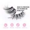 71EUKDuVCPL._SL1500_.jpg KSYOO False Eyelashes Cat Eye Lashes Wispy Lashes Clear Band V1 Russian Strip Lashes That Look Like Extensions D Curl Cat Eye Lashes Natural Look Faux Mink 3D Fluffy Russian Strip Eyelashes