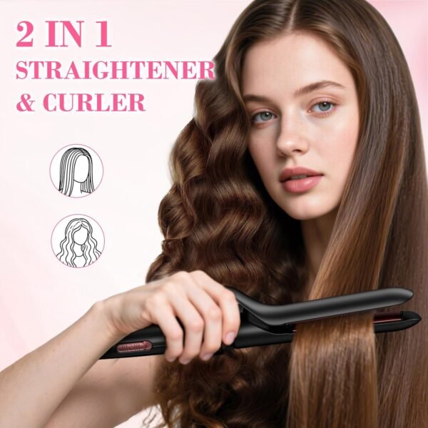 71EaZ9eKWWL._AC_SL1500_.jpg Ufree 7-in-1 Curling Iron Set with Interchangeable Ceramic Barrels, Curling Wand Set with Thermal Brush, Hair Straightener and Wand Curling Iron, Versatile Styling Hair Curlers Set, Gifts for Women