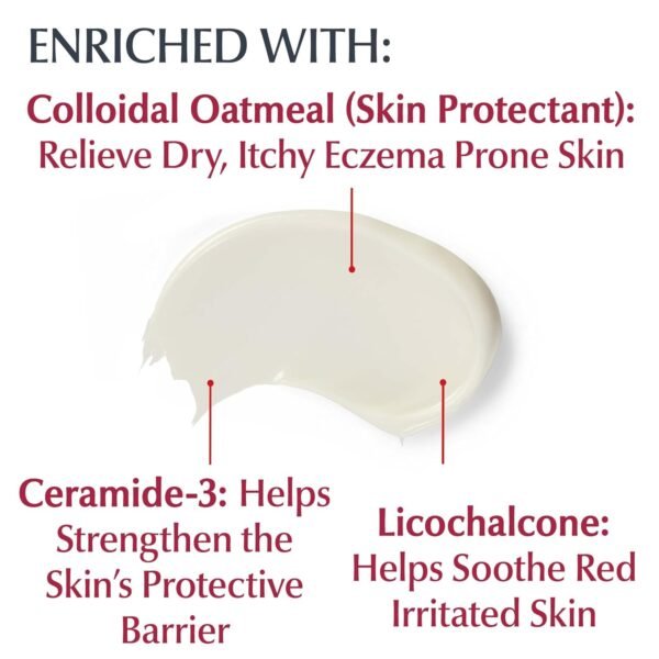 Eucerin Eczema Relief Body Cream, Eczema Cream with Colloidal Oatmeal, Ceramide-3 and Licorice Root Extract, 14 Oz Tube