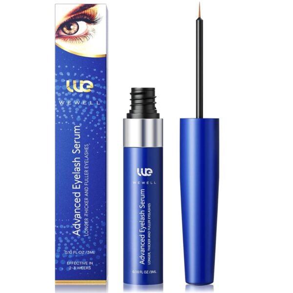 Advanced Eyelash Growth Serum for Lash: Premium Lash Enhancer for Natural Thicker and Longer Lashes – Booster for Enhanced Eyelash Thickness