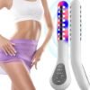 Red Light Therapy Wand, Red & Blue Light Therapy Device with Heating Function