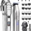 71Ex0HcwseL._AC_SL1500_.jpg Jack & Rose Clippers and Trimmers Set, Cordless Hair Clippers for Men, Barber Clippers Set