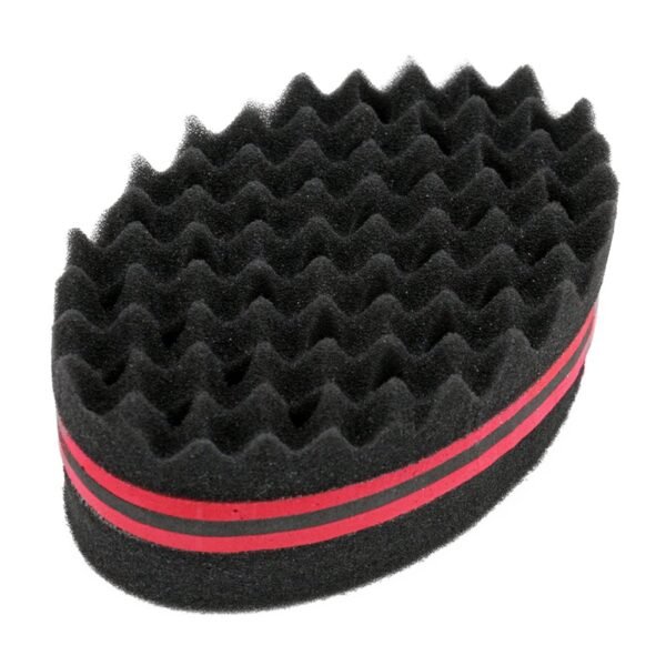 71F2PhJAOBL._SL1000_.jpg BEWAVE Big Holes Barber Hair Brush Sponge Dreads Locking Twist Afro Curl Coil Wave Hair Care Tool, 2 Pcs with 1 Pc Hair Pick