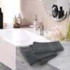 Utopia Towels 6 Pack Premium Hand Towels Set, 16 by 28 inches, 100% Ring Spun Cotton, Ultra Soft and Highly Absorbent 600GSM Towels for Bathroom, Gym, Shower, Hotel, and Spa, Grey