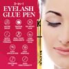 71FAIkme28L._SL1500_.jpg KLINQE Black Eyeliner Eyelash Glue Liner, Latex Free Lash Adhesive, Strong Hold, Glue Pen For Strip Lash, Magnetic Eyelashes, Smudge Proof, Eye Jewelry