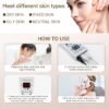 Blue Red Light Theràpy Màsk for Face, 7 Colors led face màsk Light Theràpy, Portable Facial Skin Care Màsk for Face and Neck At Home