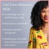 Camille Rose Curl Love Moisture Milk Leave-In Conditioner, with Rice Milk and Macadamia Oil to Soften, Smooth and Detangle Curly Hair, 8 oz
