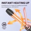 71FhYGJ7qmL._AC_SL1500_.jpg Wavytalk 5 in 1 Curling Wand Set, Dual Voltage Curling Iron Set with 5 Interchangeable Barrels Included A Thermal Brush, A Hair Crimper and 3 Ceramic Curling Wands(0.5"-1.25"), Rose Pink