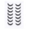 71Fhs0-zU2L._SL1500_.jpg False Eyelashes Cat Eye Lashes Faux Mink Lashes Natural Look Fluffy Wispy Lashes That Look Like Extensions Pestañas Postizas D Curl Lash Strips Short Fox Eye Lashes 7 Pairs Pack