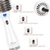 One Step Dryer & Volumizing Hot Air Brush, Blow Dryer, Ceramic Straightener, Curler & Hot Comb 4 in 1 Salon Ionic Hair Styling Tools, White