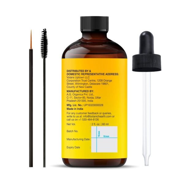 71G4pI0xQNL._SL1500_.jpg Botanic Hearth Vitamin E (Glass Bottle 2 fl oz) | 100% Pure & Natural | 35,000 IU | For Growth of Nails, Hair, Eyebrows & Eyelashes | Includes Brush Set | Hair & Body Oil