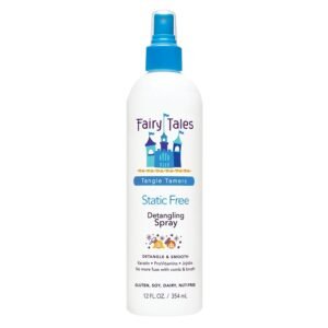 Fairy Tales Tangle Tamer Detangling Spray for Kids - Ultra Moisturizing and Anti Frizz Protection - Paraben Free, Sulfate Free - 12 Oz