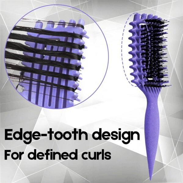 71GJZgvCxzL._SL1500_.jpg Curly Hair Brush Candybrush Curl Defining Brush for Detangling Shaping and Defining Curls for Women, Men, Wet & Dry Hair (Purple)