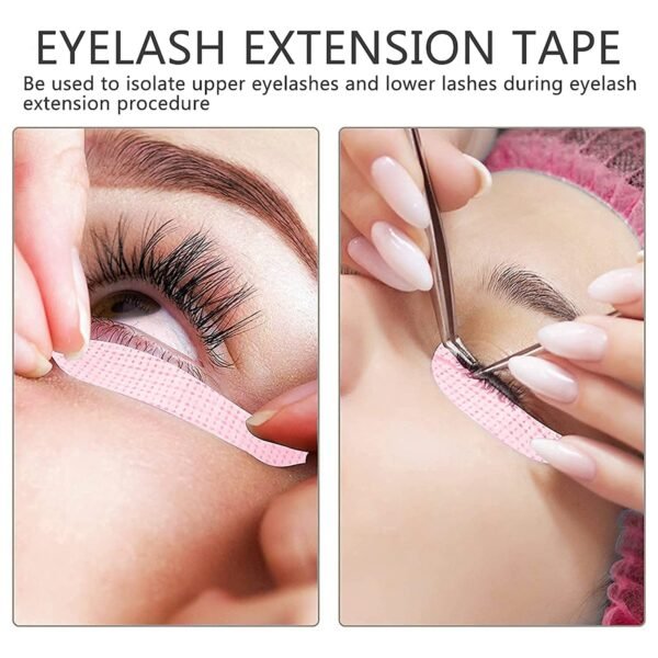 71GRLX0K9vL._SL1500_.jpg 6 Rolls Eyelash Tape,Adhesive Fabric Eyelash Extension Tape,Breathable Micropore Fabric Tape for Eyelash Extension Supplies,9 m/10 Yard Each Roll (Pink)