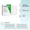 CeraVe Hydrating Cleanser Bar, Soap-Free Body and Facial Cleanser with 5% Moisturizing Cream, Fragrance-Free, 3-Pack, 4.5 Ounce Each