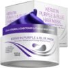 71HKdDwgHyL._SL1500_.jpg VITAMINS hair cosmetics Keratin Purple Hair Mask - Violet Blue Protein Deep Conditioner Treatment - Toner for Blonde Platinum Silver Gray Ash or Brown Colored Dry and Damaged Brassy Hair