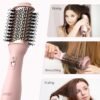 LANDOT Hair Blow Dryer Brush: One-Step Hot Air Brush with 60mm Oval Barrel - 4 in 1 HairDryer Styler and Volumizer for Drying Straightening Curling Volumizing Hair Fight Frizz and Add Volume