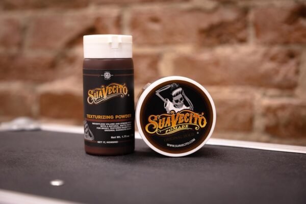 Suavecito Texturizing and Volumizing Hair Styling Powder with Shine Free Matte Finish and Strong Hold - No Mess, Oil Absorbing, Long Lasting