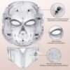 Blue Red Light Theràpy Màsk for Face, 7 Colors led face màsk Light Theràpy, Portable Facial Skin Care Màsk for Face and Neck At Home