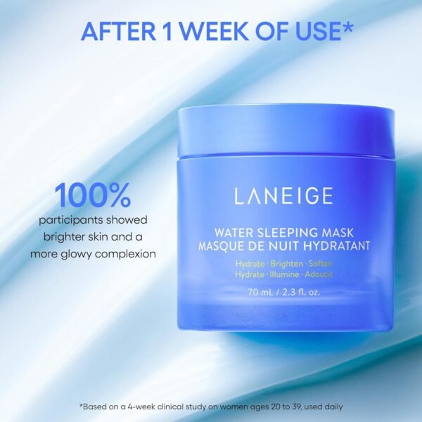 LANEIGE Water Bank Blue Hyaluronic Cream Moisturizer: Hydrating Korean Face Cream with Squalane & Ceramide for Skin Barrier Support, Dermatologist-Tested