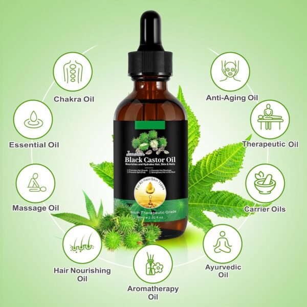 71ILoJ3WUYL._SL1500_.jpg Jamaican Black Castor Oil Cold Pressed,Castor Oil in A Glass Bottle with Glass Dropper, Eyelash&Eyebrow Brushes,Hexane Free for Fuller Thicker Hair, Eyelashes,Moisturizes Skin (1.9 Fl Oz (Pack of 1))