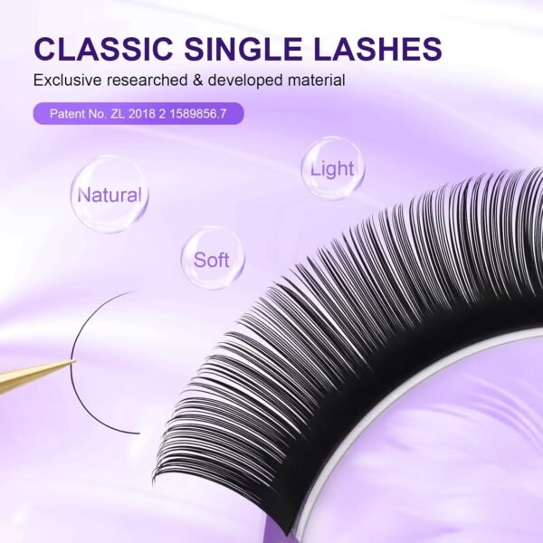 71IM2majSuL._SL1500_.jpg NAGARAKU 5 Trays Eyelash Extensions Individual Lashes 0.05mm D curl 11/12/13/14/15mm in 1 pack Classic Soft Natural Professional Faux Mink 16 rows
