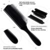 71IPg08vJL._SL1500_.jpg 4pcs Curly Hair Brush Set for Adult & Kids Wet or Dry, Detangling Brush for 3/4ABC Hair with Detangler Spray Bottle & Wide Tooth Comb (3+1, Black)