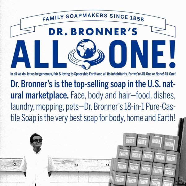 71ImIiE-bNL._SL1010_.jpg Dr. Bronner's - Organic Lip Balm Variety Peppermint, Orange Ginger, Naked, Lemon Lime) - Made with Organic Beeswax and Avocado Oil, For Dry Lips, Hands, Chin or Cheeks, 0.15 Ounce (Pack of 4)