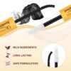 QUEWEL Lash Bond and Seal, 2 in 1 Lash Cluster Glue 10ML Eyelash Glue Waterproof Lash Bond and Seal Strong Hold for DIY Lash Extensions at Home