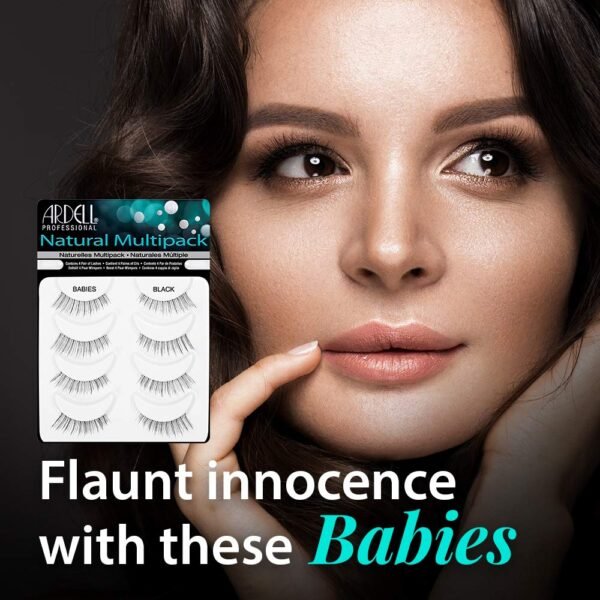 71J4iYqzXzL._SL1000_.jpg Ardell False Lashes Natural Babies, Black - Dramatic Lashes for Everyday Wear, 4 Pairs