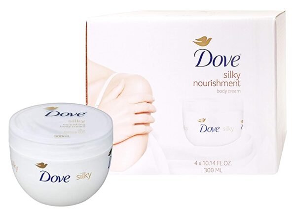 Dove Silky Nourishment Body Cream 300ml - 4 Pack